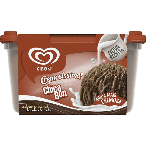 Sorvete Chicabon Kibon Cremosíssimo Pote 1,5l