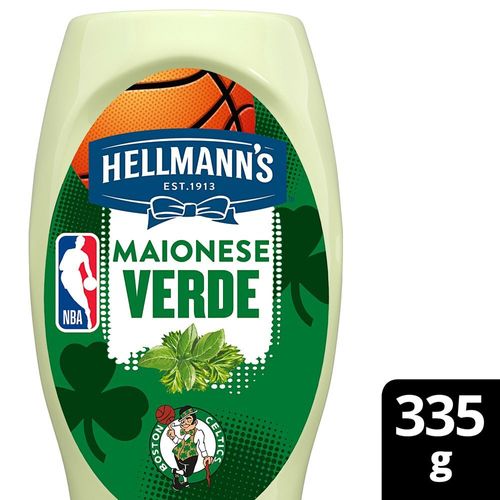 Maionese Verde Ervas NBA Boston Celtics Hellmann's Squeeze 335g
