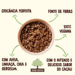 Granola-Mistura-de-Flocos-de-Cereais-Integrais-Sementes-Chia-Linhaca-Gergelim-e-Cacau-Mae-Terra-Pacote-800g