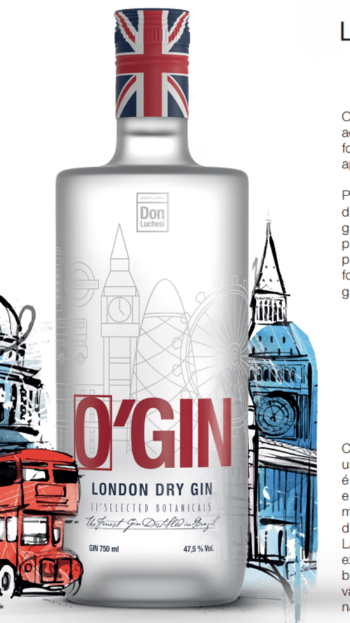 Gin O'gin London Dry 750ml