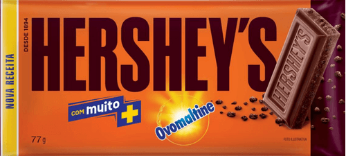 Chocolate ao Leite com Ovomaltine Hershey's Pacote 77g
