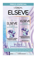Kit-Shampoo-375ml---Condicionador-170ml-Hidra-Purificante-L-oreal-Paris-Elseve-Pure-Hialuronico-Preco-Especial