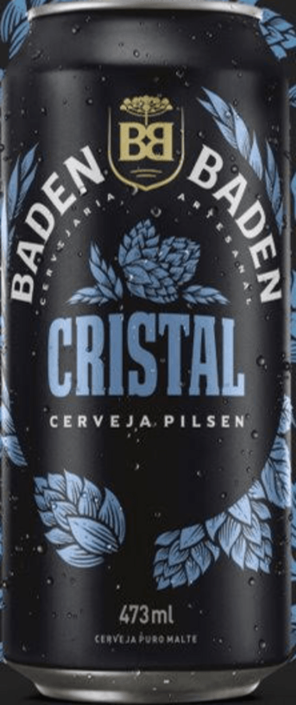 Cerveja Pilsen Puro Malte Cristal Baden Baden Lata 473ml