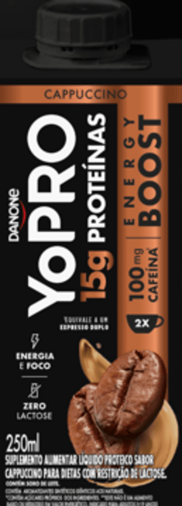 Energy Boost UHT YoPRO 15g de Proteínas Cappuccino 250ml