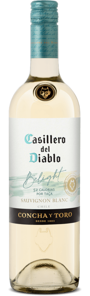 Vinho Chileno Branco Meio Seco Casillero del Diablo Belight Sauvignon Blanc Garrafa 750ml