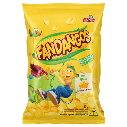 Salgadinho Queijo Elma Chips Fandangos 35G