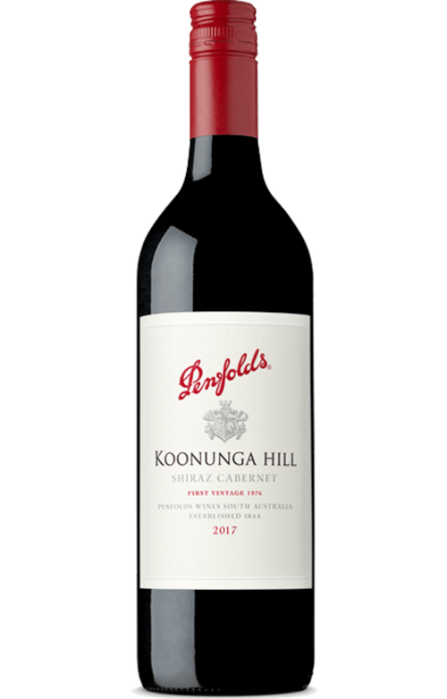 VINHO AUSTRALIANO PENFOLDS KOONUNGA HILL SHIRAZ CABERNET TINTO SAFRA 2018 GARRAFA 750ML