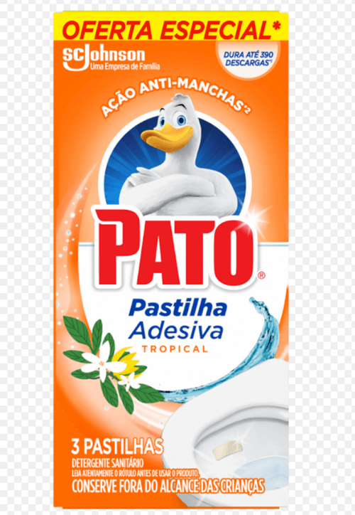 ODORIZADOR PASTILHA ADESIVA PATO 3UNIDADES OFERTA