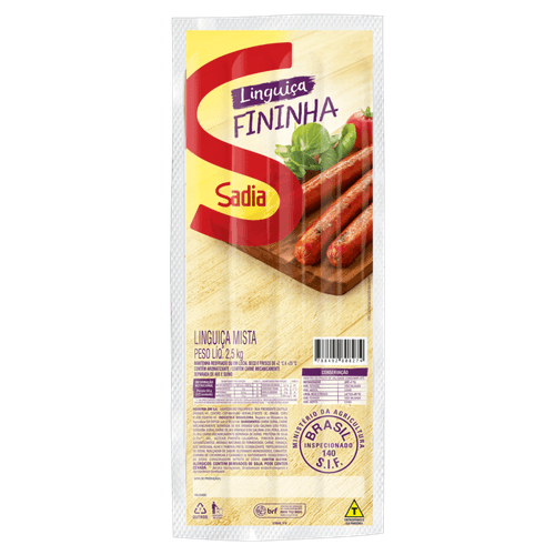 Linguiça Mista Fininha Sadia 1Kg