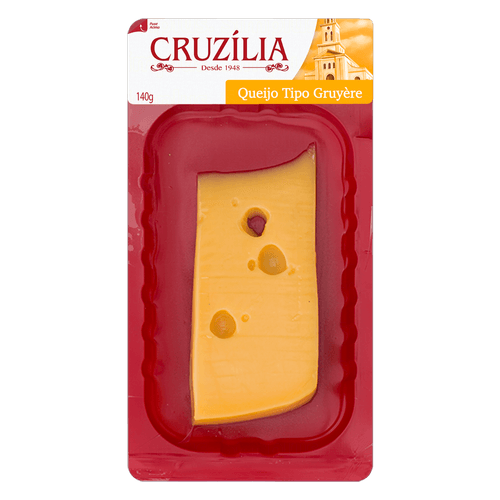 Queijo Gruyère Fracionado Cruzília 140g