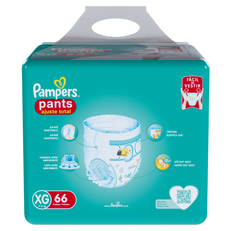 Fralda-Descartavel-Infantil-Pants-Pampers-Ajuste-Total-XG-11-a-15kg-Pacote-66-Unidades