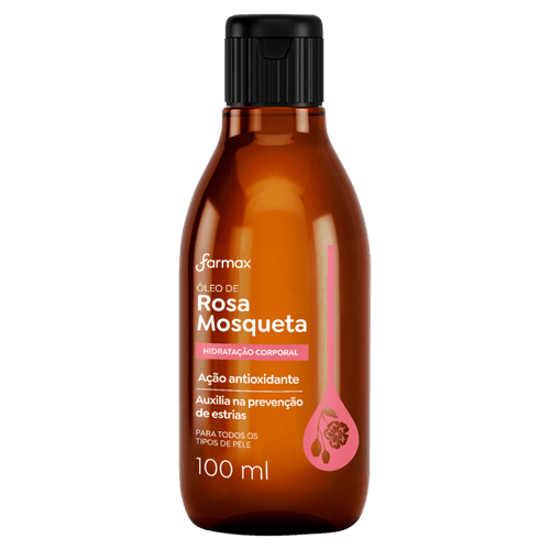Óleo corporal rosa mosqueta Farmax 100ml