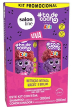 KIT-SALON-T-DCACHO-SH-CO-300-200ML-KIDS-UVA