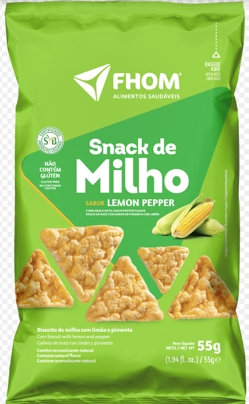 SNACK MILHO FHOM 55G- PC-