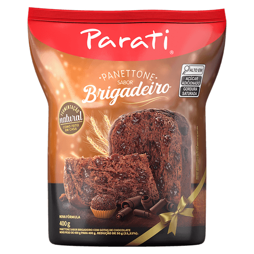 PANETTONE PARATI C/GOTAS 400G - PC BRIGADEIRO