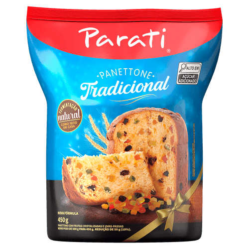 PANETTONE PARATI 450G - TRAD FRUTAS
