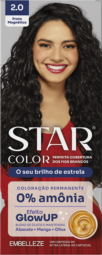 TINT PERM STAR COLOR  PRETO MAGNETICO 2.0