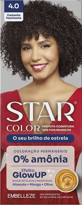 TINT PERM STAR COLOR  CASTANHO FASCINANTE 4.0