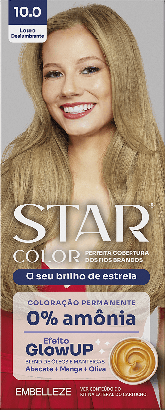 TINT PERM STAR COLOR LOURO DESLUMBRANTE10.0