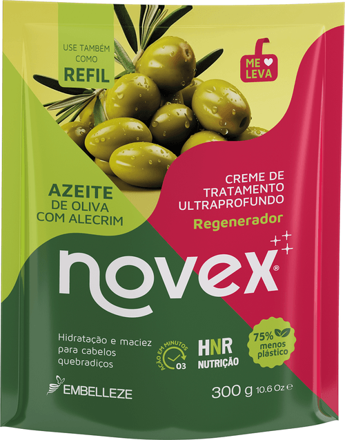 CR TRAT CAB NOVEX 300G-REFIL AZEITE DE OLIVA