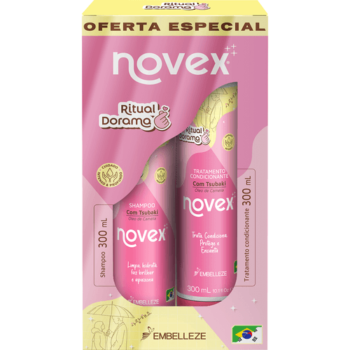 KIT NOVEX SH+CO 300ML FR RITUAL DORAMA