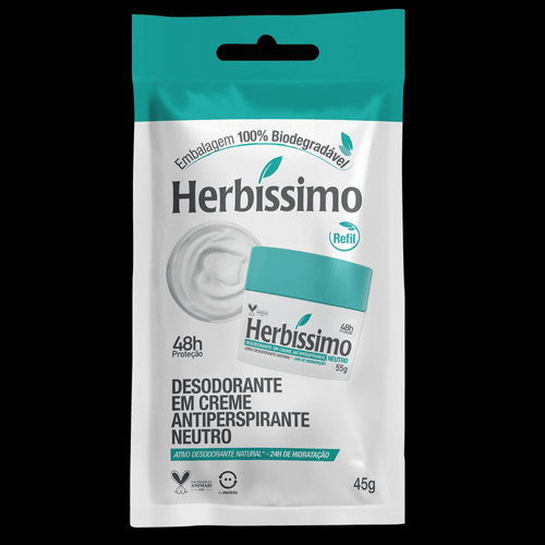 DES CR HERBISSIMO 45G - SACHÊ NEUTRO