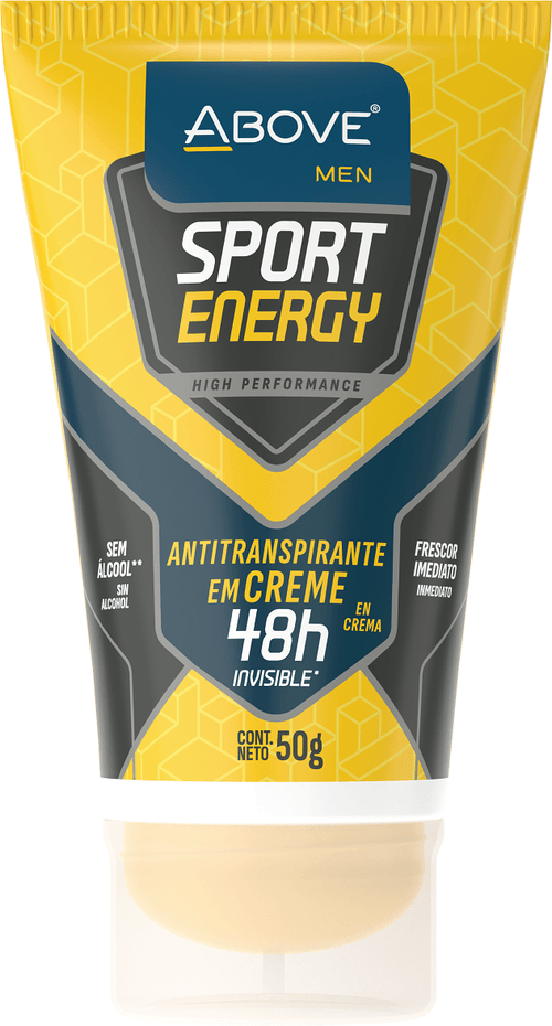 DES CR ABOVE 50G - MEN BISNAGA SPORT ENERGY MEN