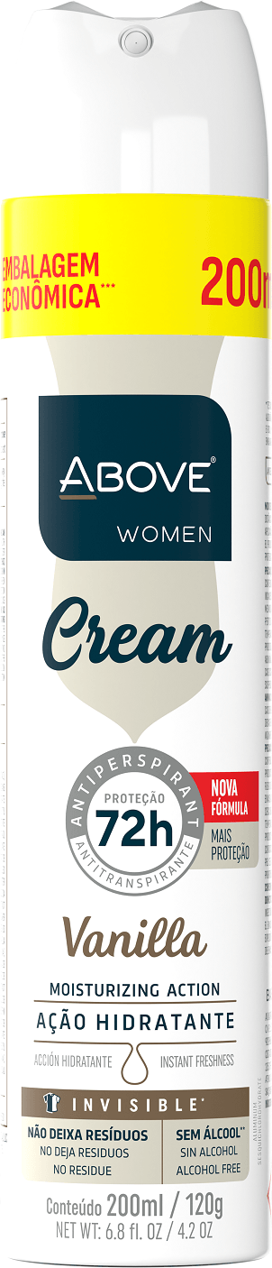 DES AER ABOVE 200ML- FEM CREAM VANILLA