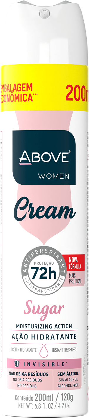 DES AER ABOVE 200ML- FEM CREAM SUGAR