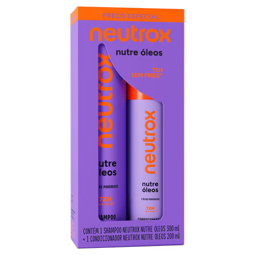 KIT NEUTROX SH 300ML+ CO 200ML-CX NUTRE ÓLEOS PREÇO ESPECIAL