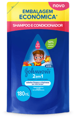 SHAMPOO-CONDICIONADOR-INFANTIL-JOHNSON-2EM1-180ML-REFIL-HIPOALERGENICO-CABELOS-LIMPOS-E-CHEIROSOS-POR-MAIS-TEMPO-EMBALAGEM-ECONOMICA-50--MENOS-PLASTIC