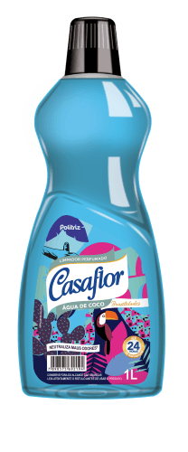 LIMPADOR  PERFUMADA CASAFLOR 1L BRASILIDADES AGUA DE COCO