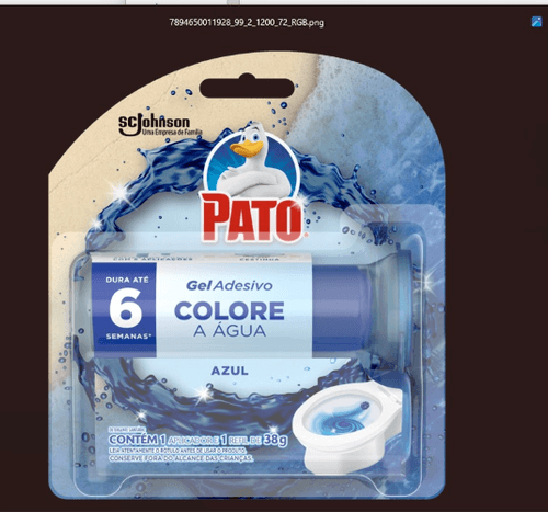 ODORIZ GEL ADES PATO AP+RF 38G COLORE AGUA