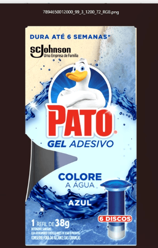 ODORIZ GEL ADES PATO REF 38G COLORE AGUA