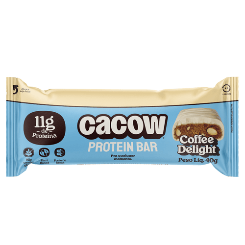 BARRA PROTEINA VEGANA CACOW 40G