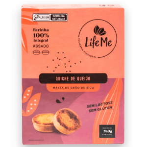 MINI QUICHE LIFE ME 280G QUEIJO SEM GLUTEN