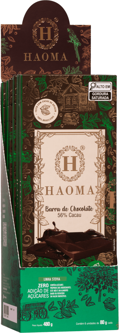 CHOCOLATE HAOMA 80G COM STEVIA