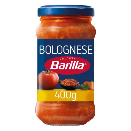 Molho de Tomate à Bolonhesa com Carne Bovina e Suína Barilla Vidro 400g