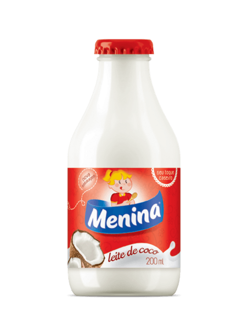 Leite De Coco Menina Vidro 200ml