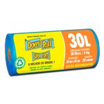 Saco-para-Lixo-Reciclado-30l-Dover-Roll-Super-Forte-20-Unidades