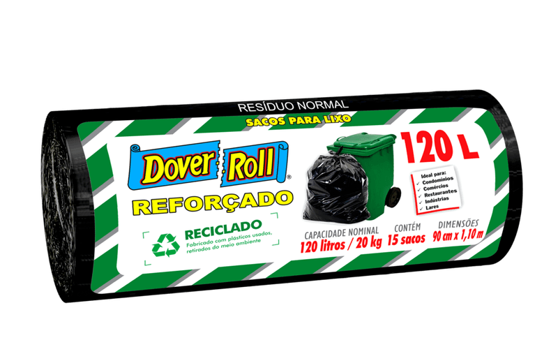 Saco-para-Lixo-Reforcado-120l-Dover-Roll-15-Unidades