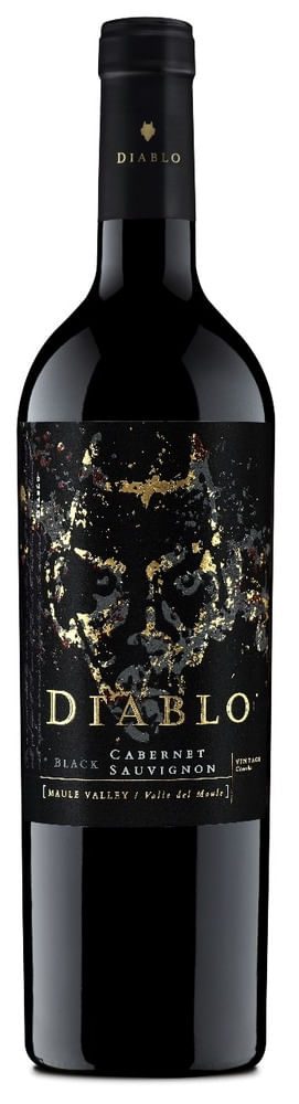 Vinho Chileno Tinto Meio Seco Black Diablo Cabernet Sauvignon Valle del Maule Garrafa 750ml