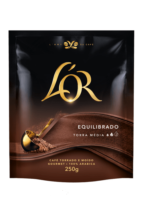 Café Torrado e Moído Equilibrado 100% Arábica L'or Torras Gourmet Sachê 250g
