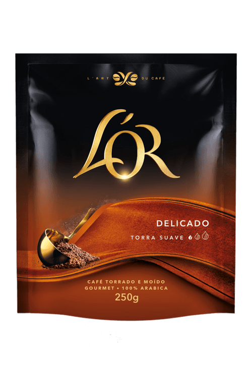 Café Torrado e Moído Delicado 100% Arábica L'or Torras Gourmet Sachê 250g