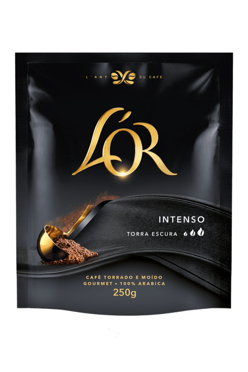 Café Torrado e Moído Intenso 100% Arábica L'or Torras Gourmet Sachê 250g