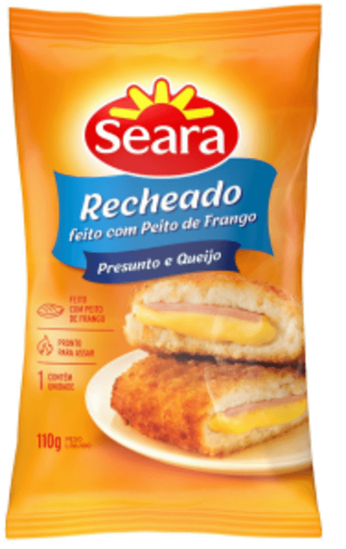 Empanado presunto e queijo Seara 110g