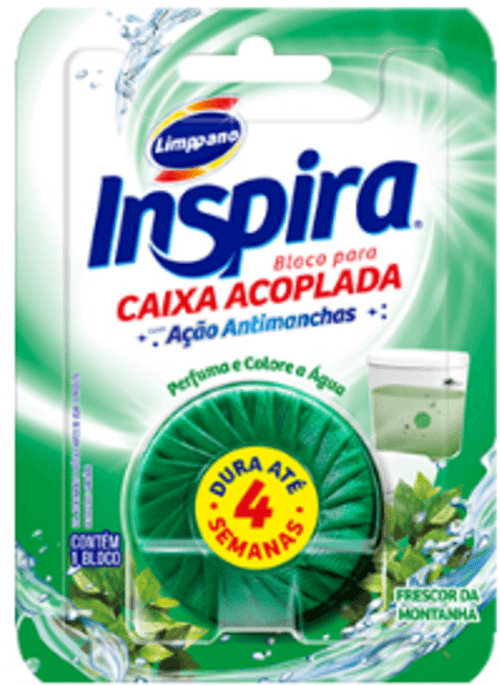 Detergente Sanitário Bloco para Caixa Acoplada Frescor da Montanha Inspira