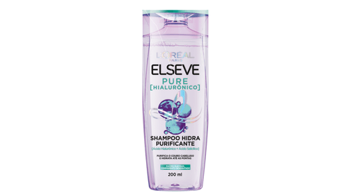 Shampoo L'Oréal Paris Elseve Pure Hialurônico, 200Ml