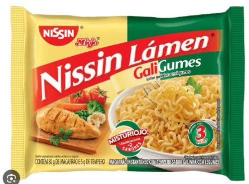 Macarrão Instantâneo Misturiojo sabor Galinha Caipira com Legumes Nissin 85g