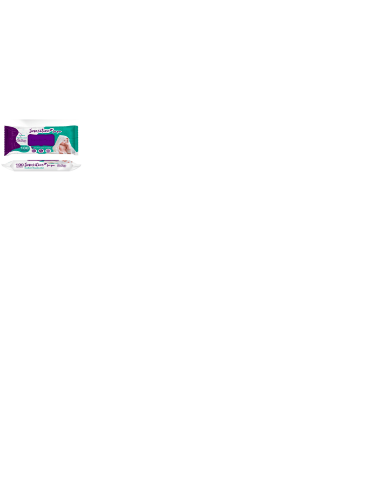 Toalha-Umedecida-Sensitive-Baby-For-You-100-unidades
